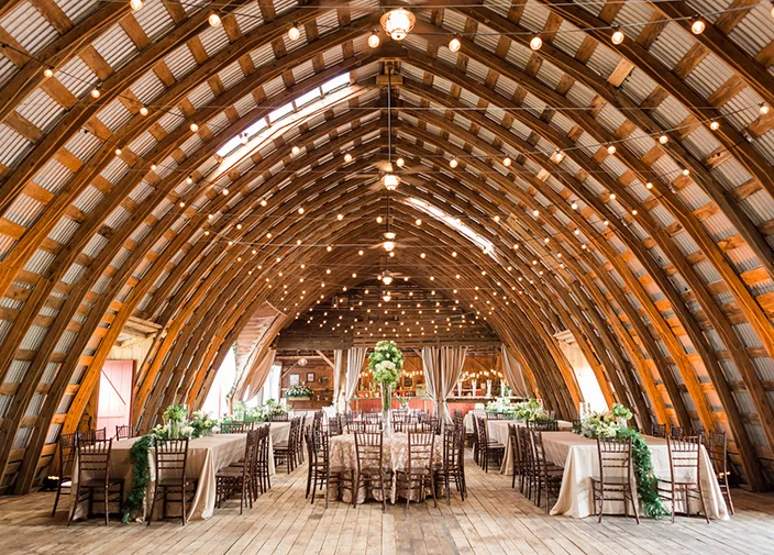 This Couple Restored a Romantic New York Barn and Then Got Married in It!